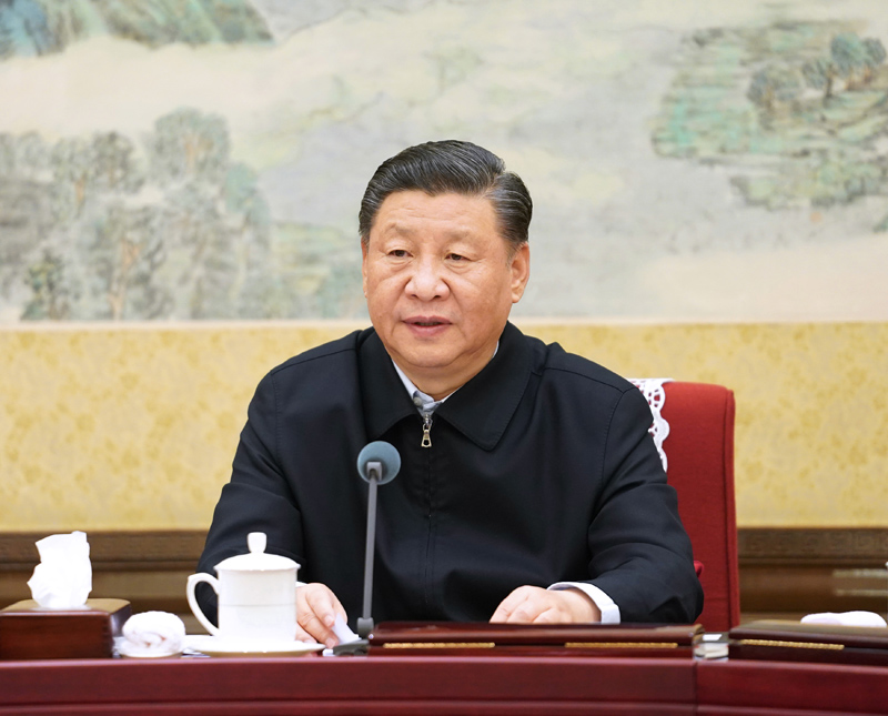12月26日至27日，中共中央政治局召開“不忘初心、牢記使命”專題民主生活會，中共中央總書記習近平主持會議并發(fā)表重要講話。新華社記者 李學仁 攝